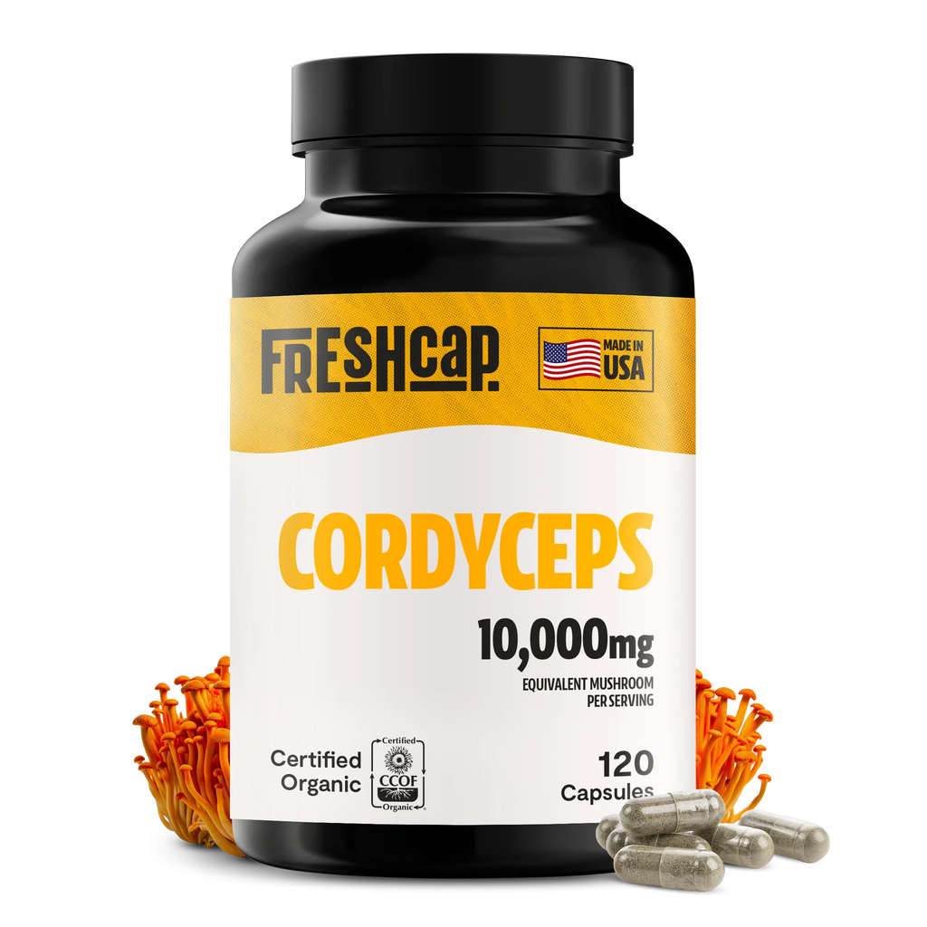Organic Cordyceps Mushroom Supplement Capsules